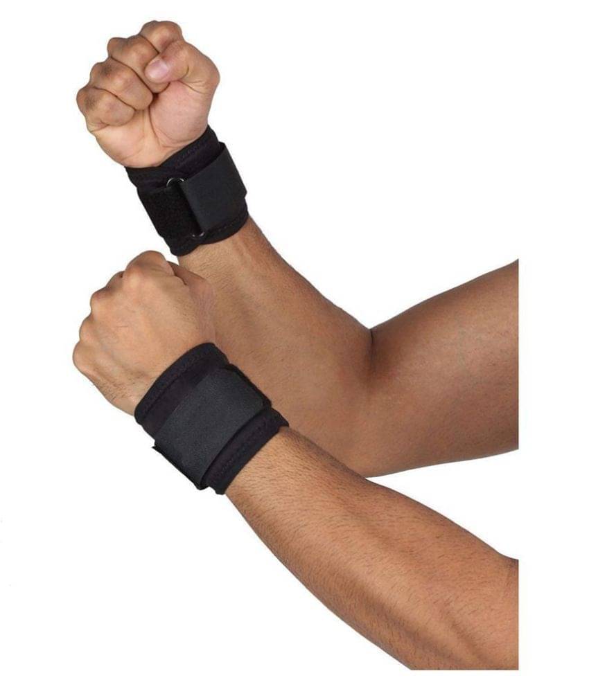     			Just rider Wrist Support for Gym Workout Men (Pack of 2)