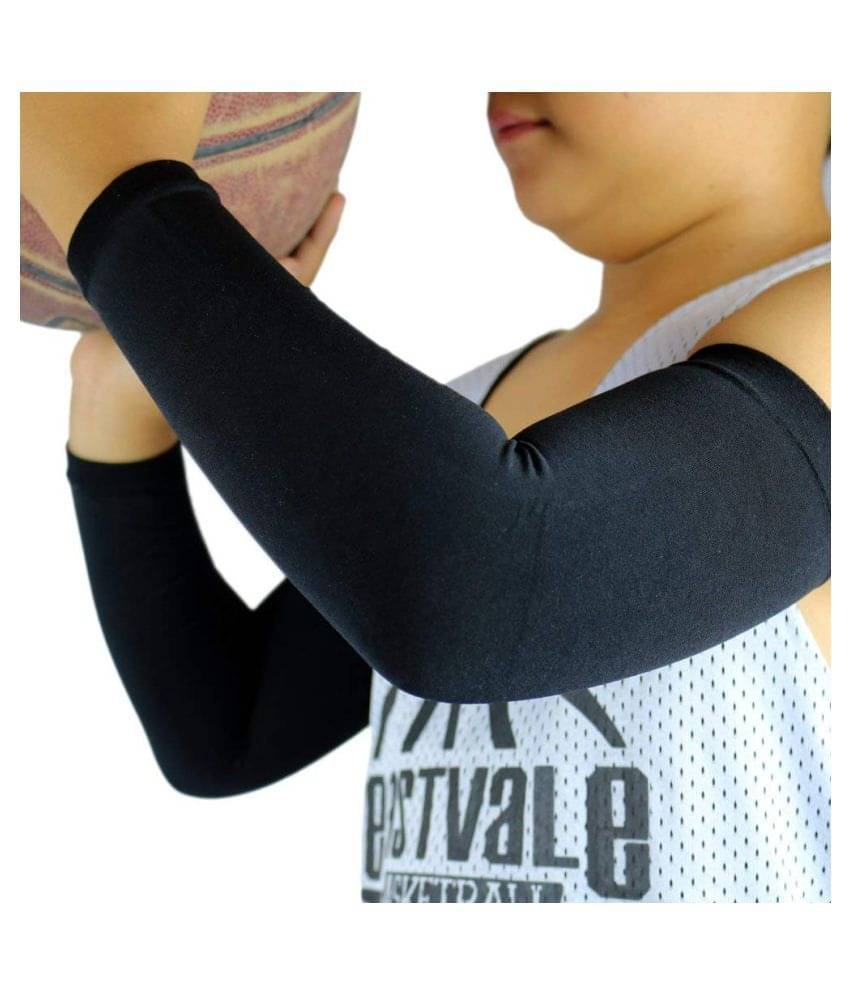     			Kids Youth Junior Size Elixir Sports UV Protection Arm Sleeve cover Sports Golf 1 Pair
