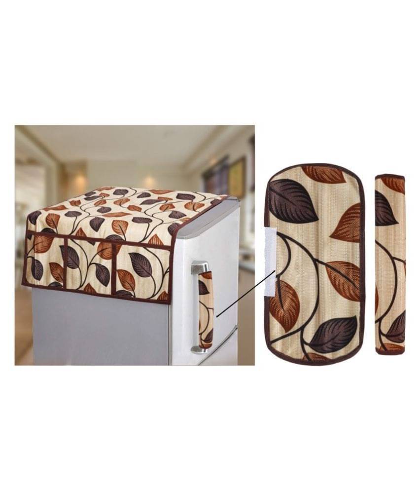     			E-Retailer - Multicolor Polyester Fridge  Top Cover (Pack of 3)