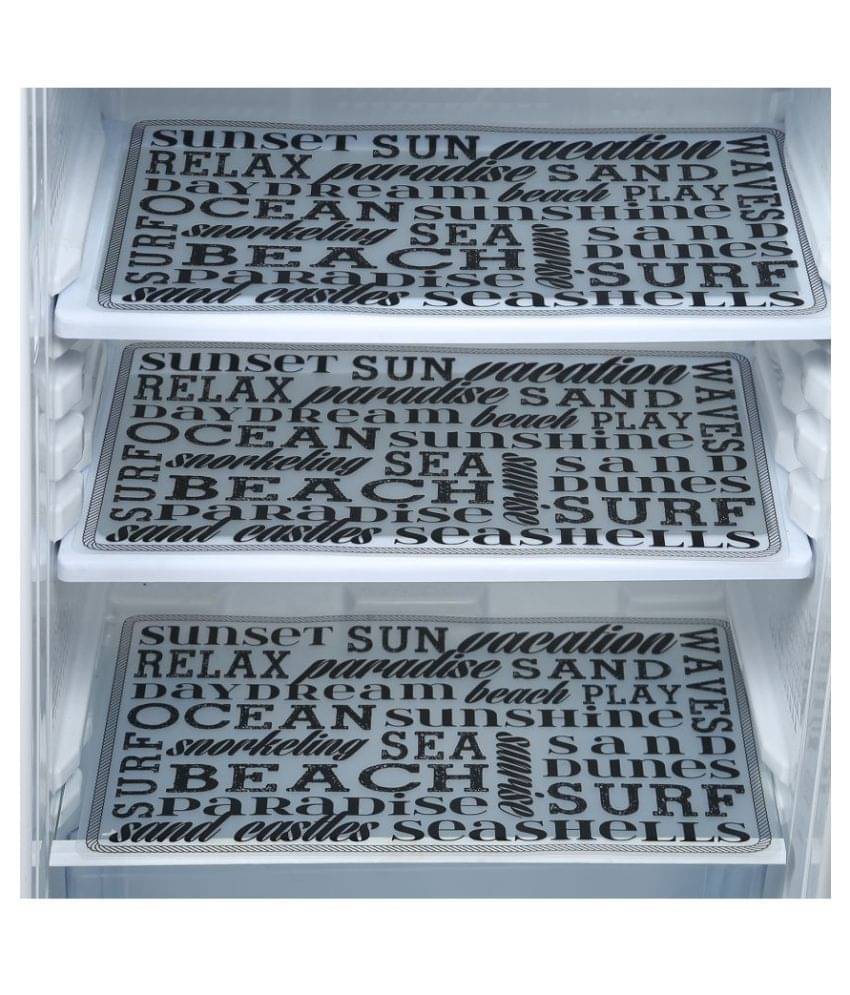 E-Retailer - Multicolor PVC Fridge Mats (Pack of 3) E-Retailer - Multicolor PVC Fridge Mats (Pack of 3)