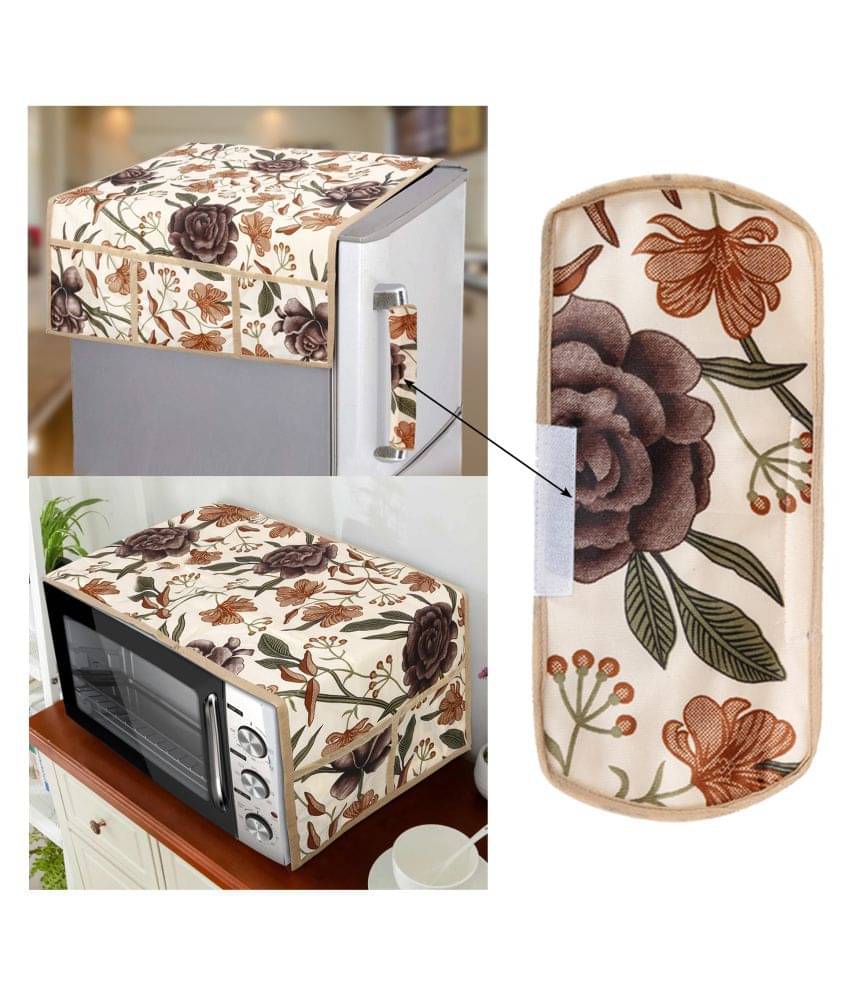E-Retailer - Brown Polyester Fridge Top Cover (Pack of 1) E-Retailer - Brown Polyester Fridge Top Cover (Pack of 1)