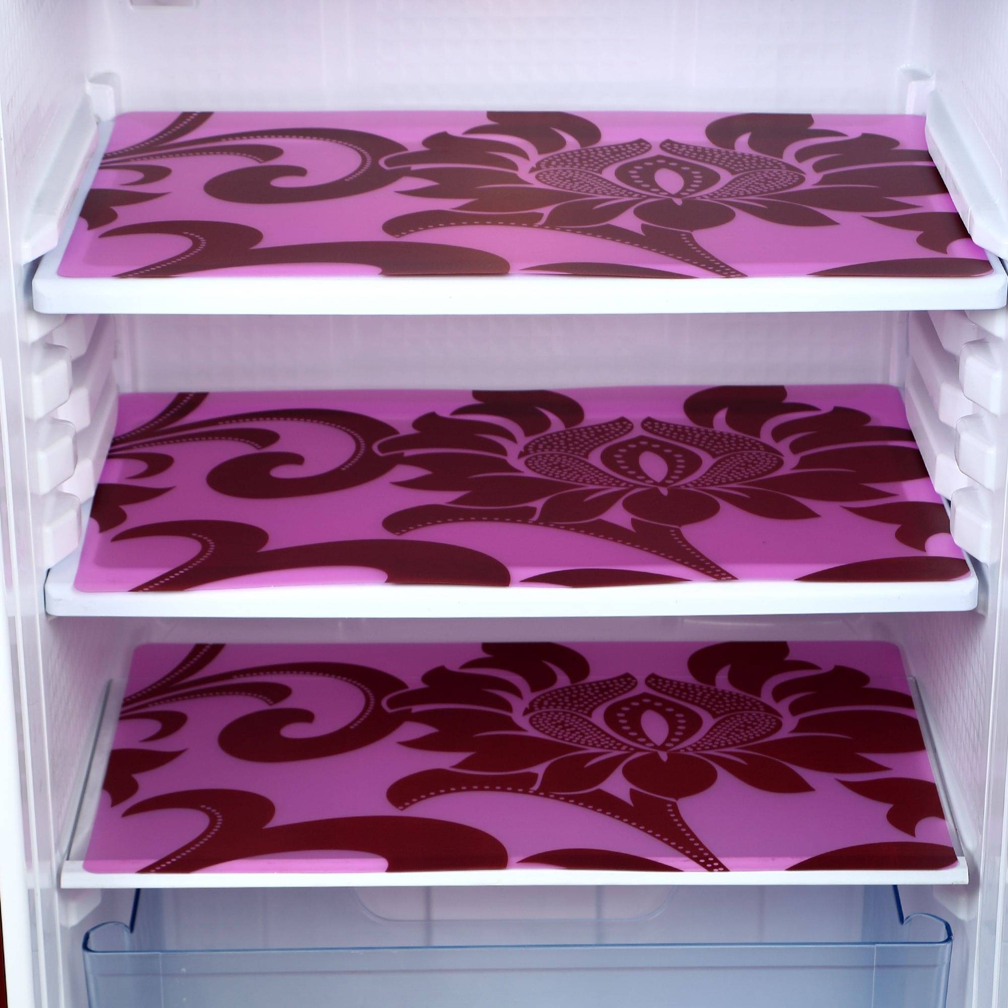     			E-Retailer Set of 3 PVC Multi Fridge Mats