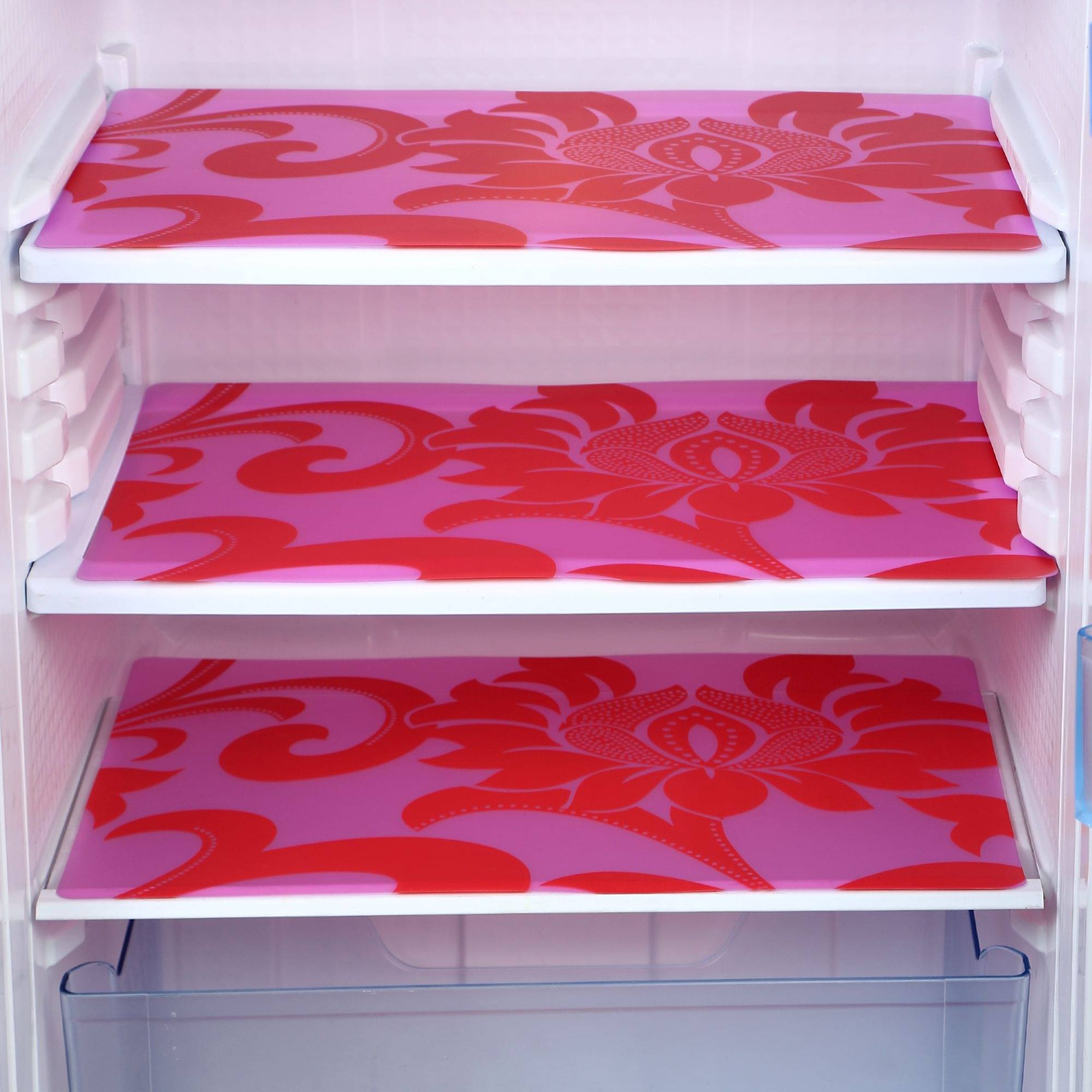 E-Retailer Set of 3 PVC Multi Fridge Mats E-Retailer Set of 3 PVC Multi Fridge Mats