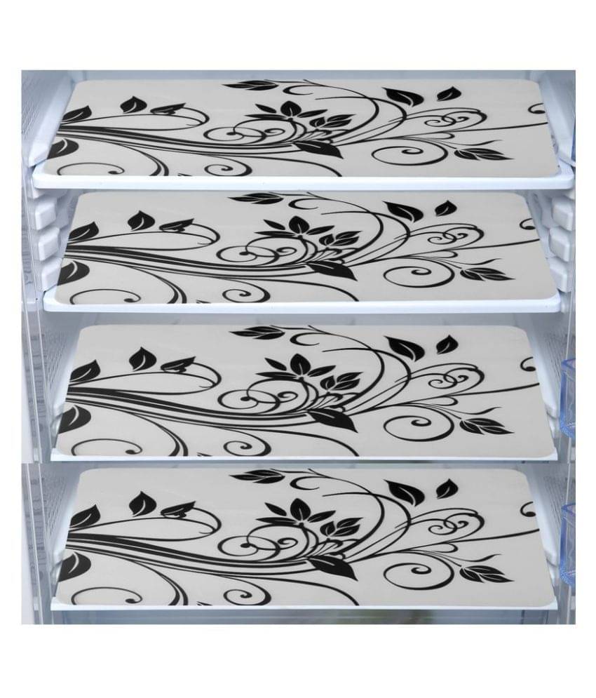     			E-Retailer Set of 4 PVC Multi Fridge Mats