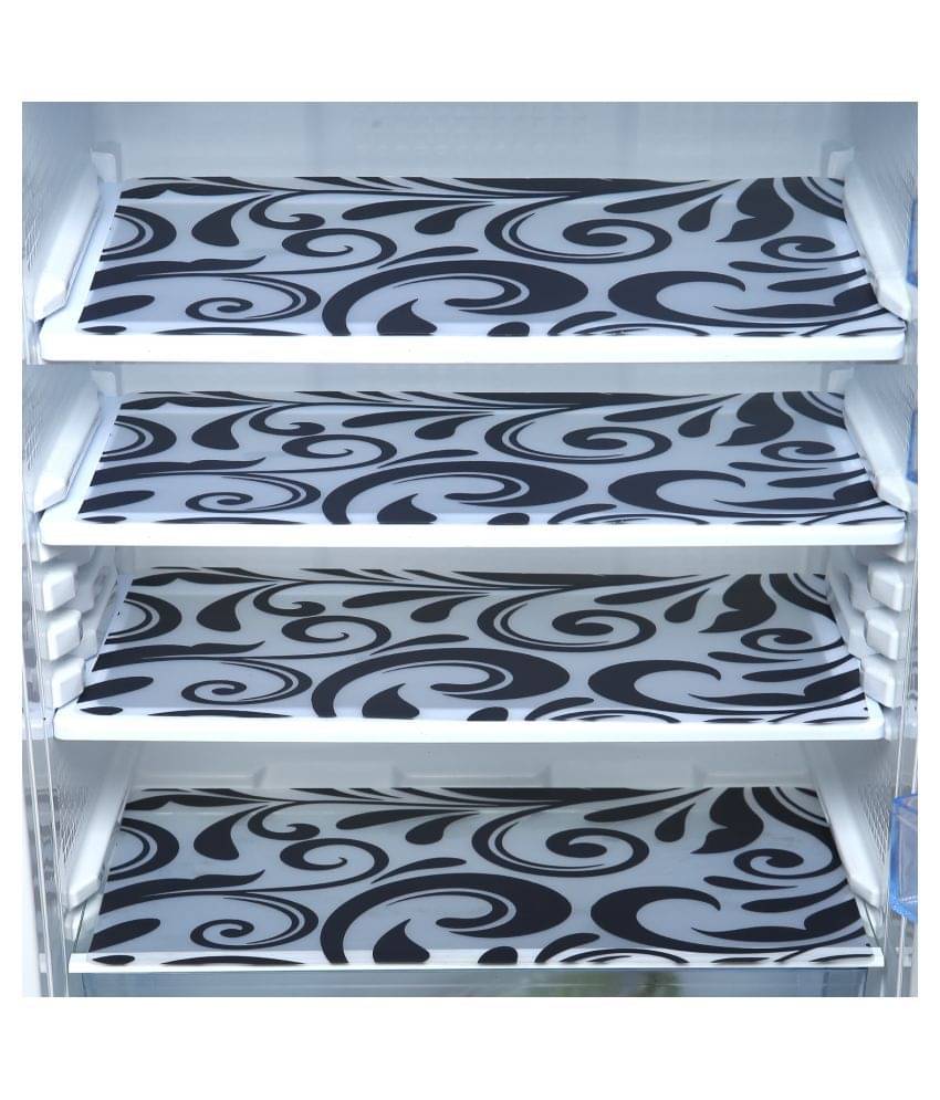     			E-Retailer Set of 4 PVC Multi Fridge Mats