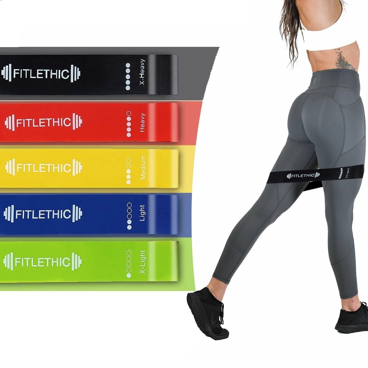Buy SX4 Resistance Exercise Bands for Men Women (Set of