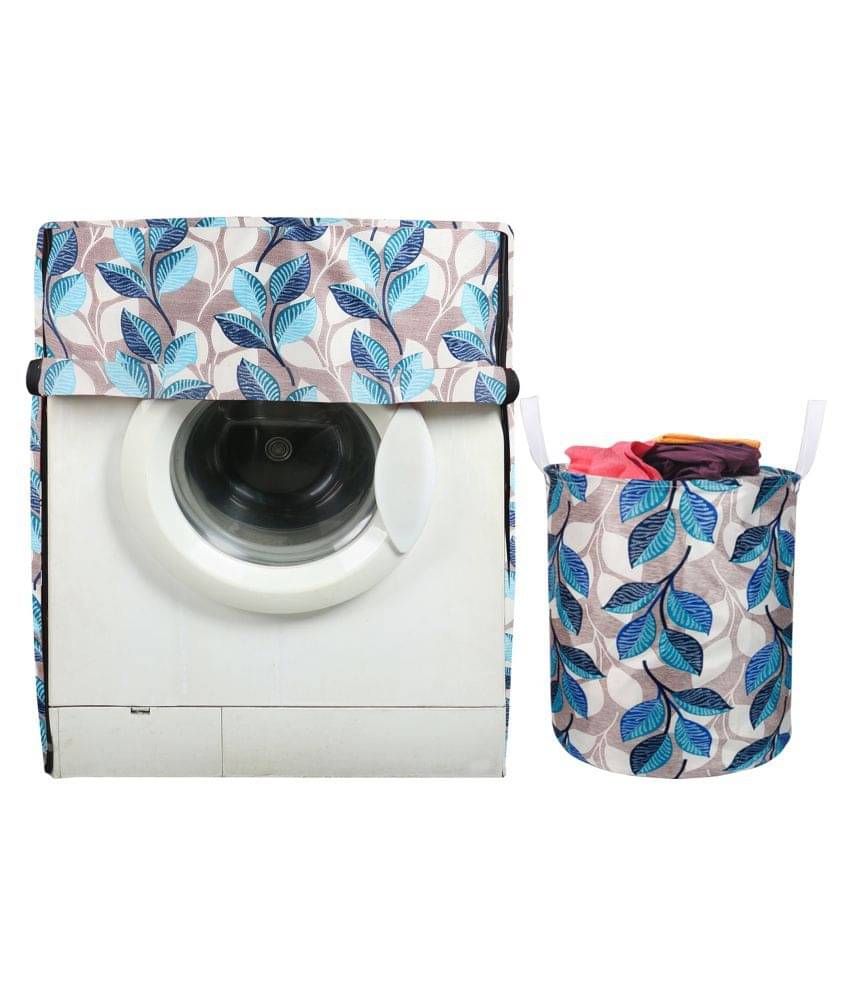 E-Retailer Set of 2 Polyester Blue Washing Machine Cover for Universal 8 kg Front Load E-Retailer Set of 2 Polyester Blue Washing Machine Cover for Universal 8 kg Front Load
