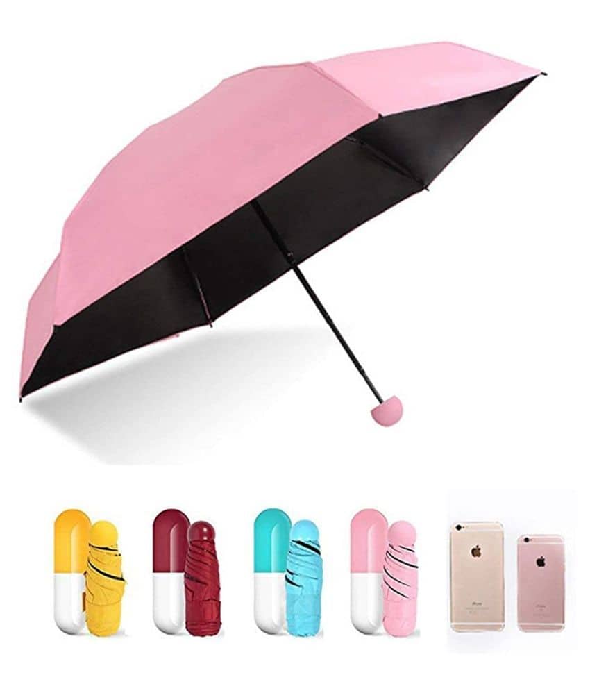 Hope Smile Travel Umbrella Windproof and UV Protection with Capsule Case - Jewellery Sets | Buy online on ZillyBuy