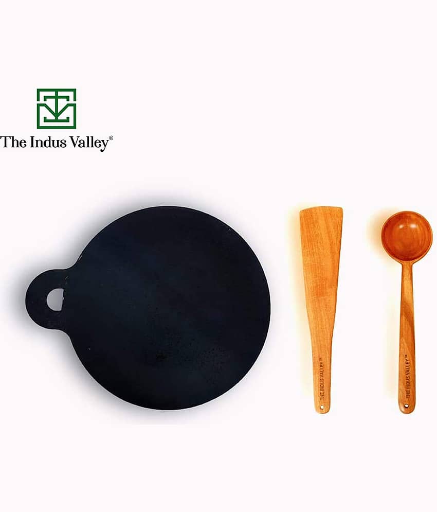The Indus Valley Flip +Stirrer Spoon + Iron Tawa - Cookware | Buy online on ZillyBuy