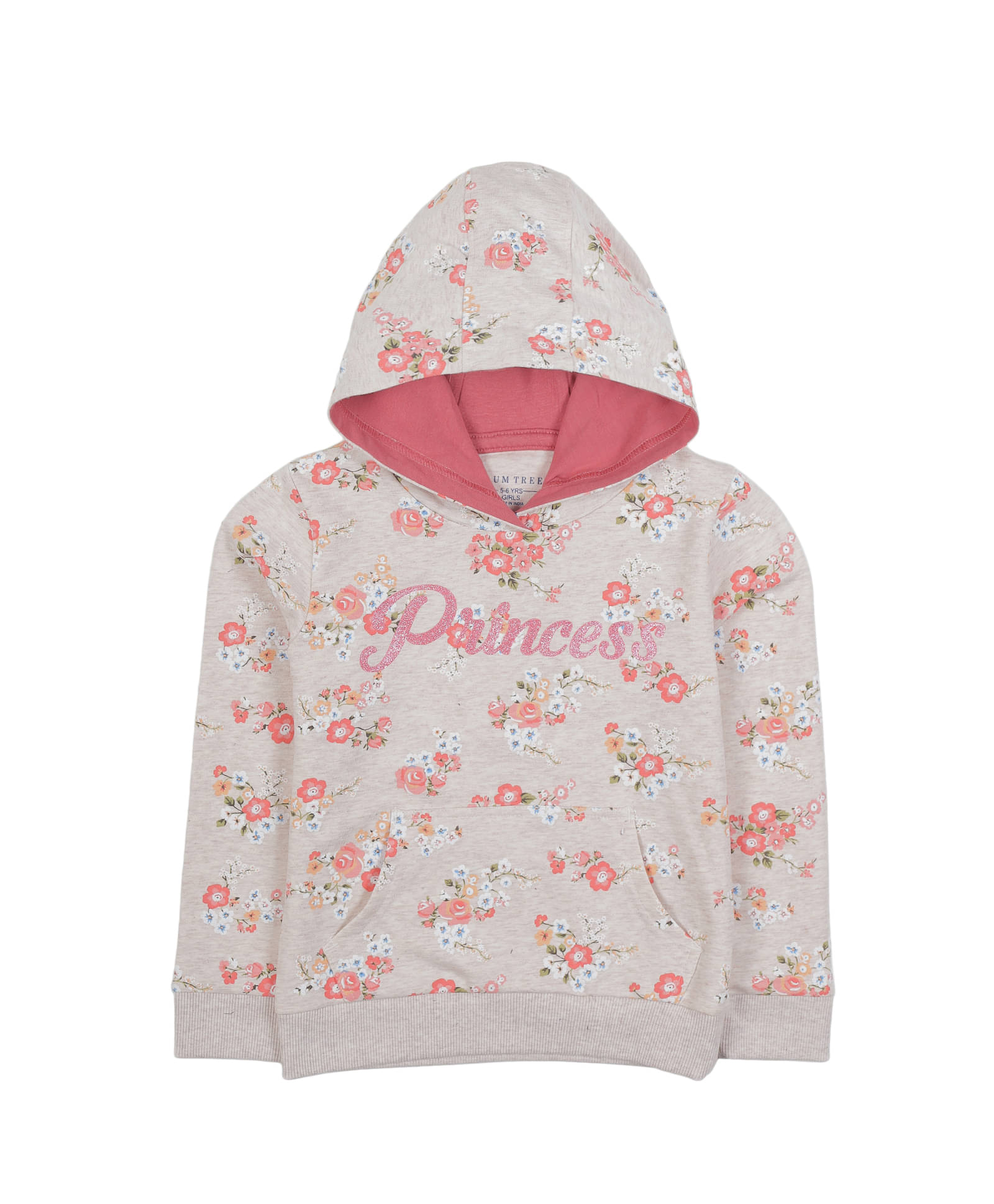     			PLUM TREE Single Girls Cotton Blend Sweatshirt ( Gray )