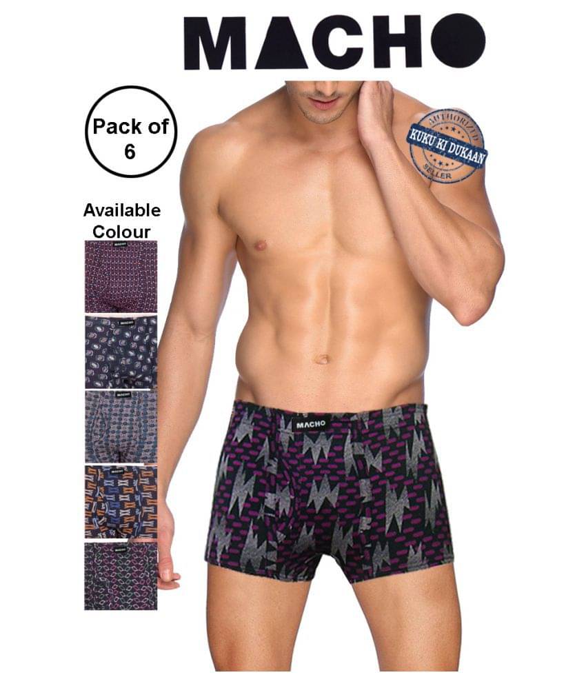 Macho Multi Trunk Pack of 6 Macho Multi Trunk Pack of 6