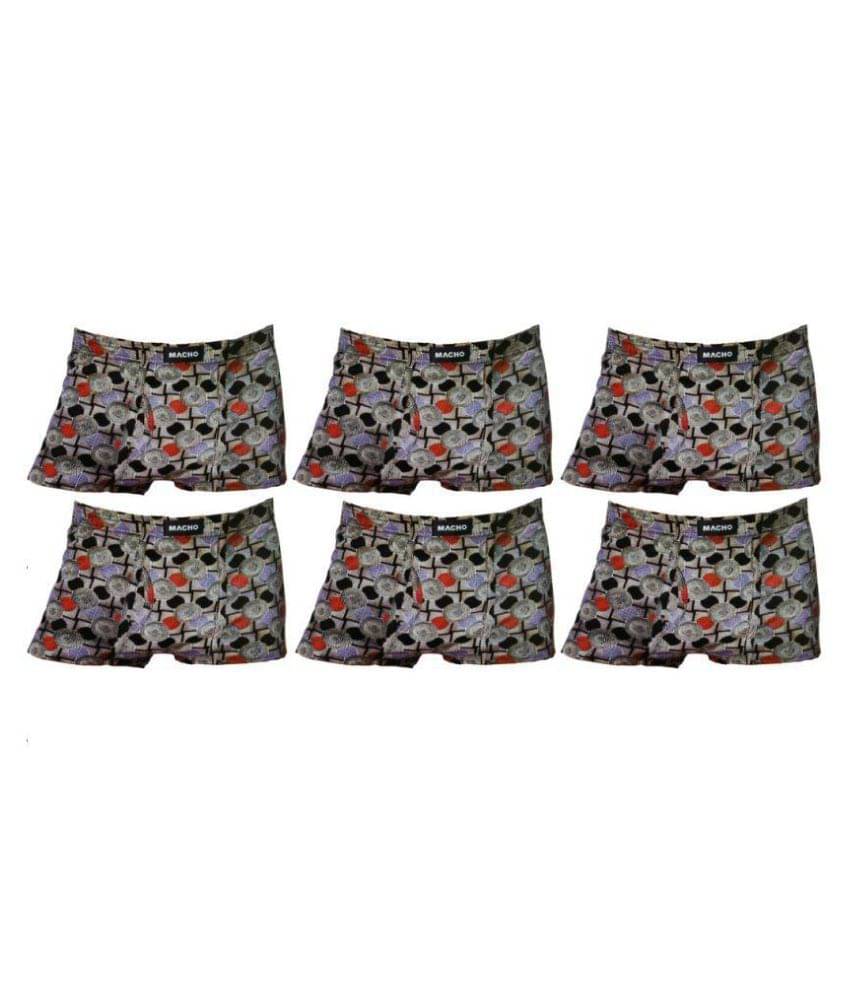 Macho Multi Trunk Pack of 6 Macho Multi Trunk Pack of 6