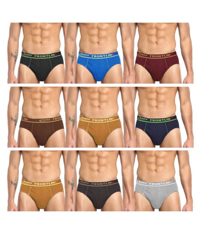     			Rupa Frontline Multi Brief Pack of 9