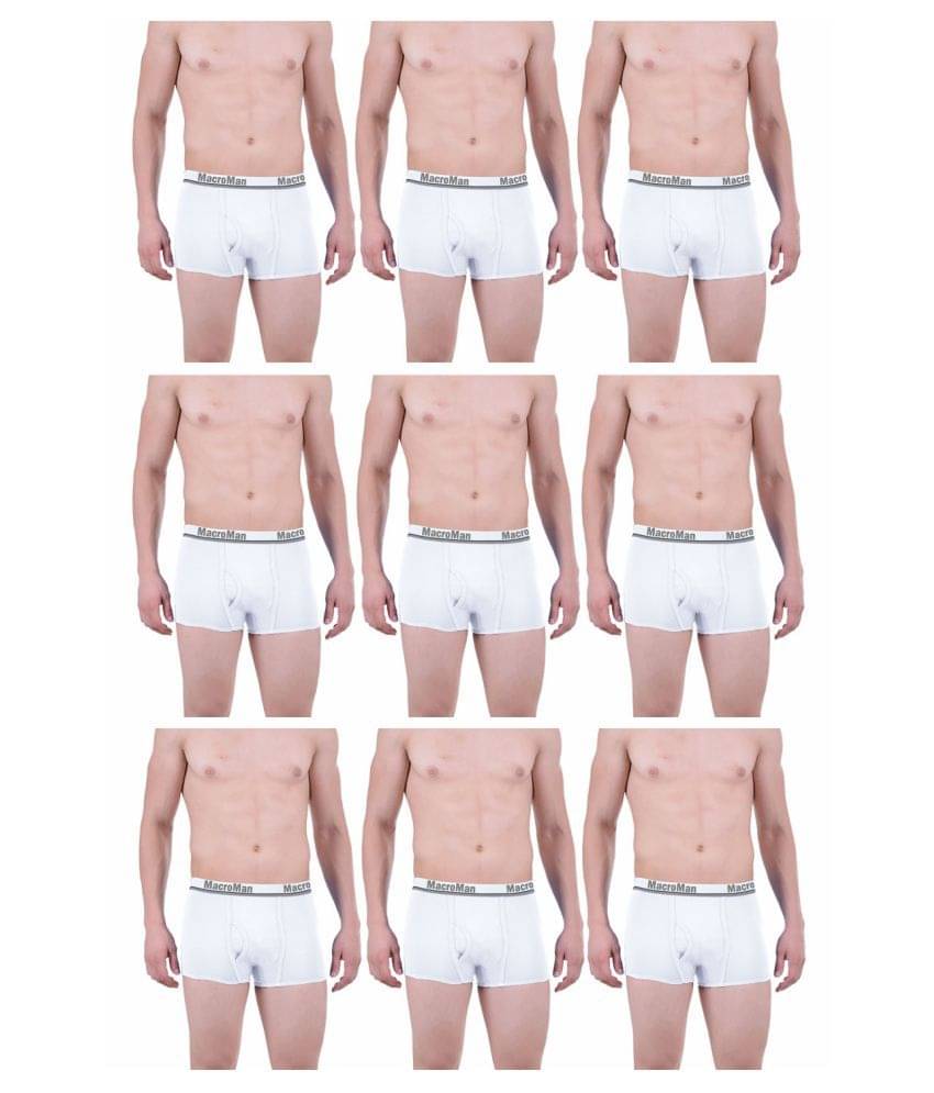     			Rupa White Trunk Pack of 9