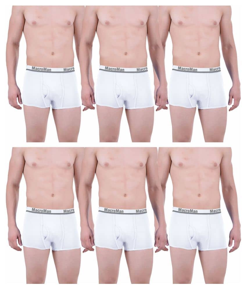 Rupa White Trunk Pack of 6