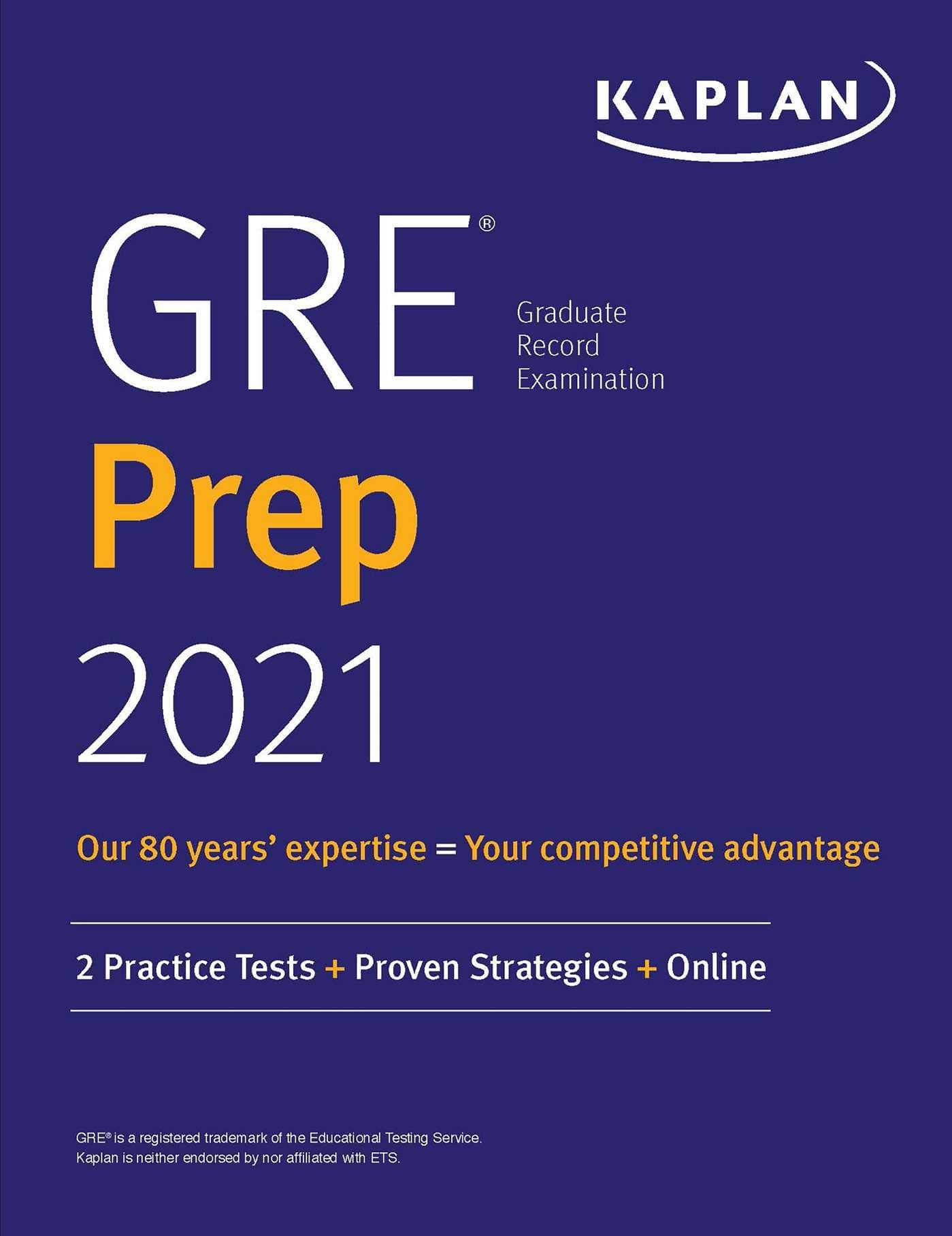 Kaplan GRE Prep 2021 Kaplan GRE Prep 2021