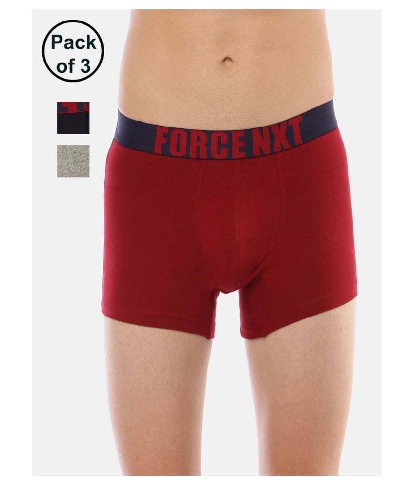Force NXT Pack of 3 Cotton Briefs For Men's ( Multicolor ) Force NXT Pack of 3 Cotton Briefs For Men's ( Multicolor )