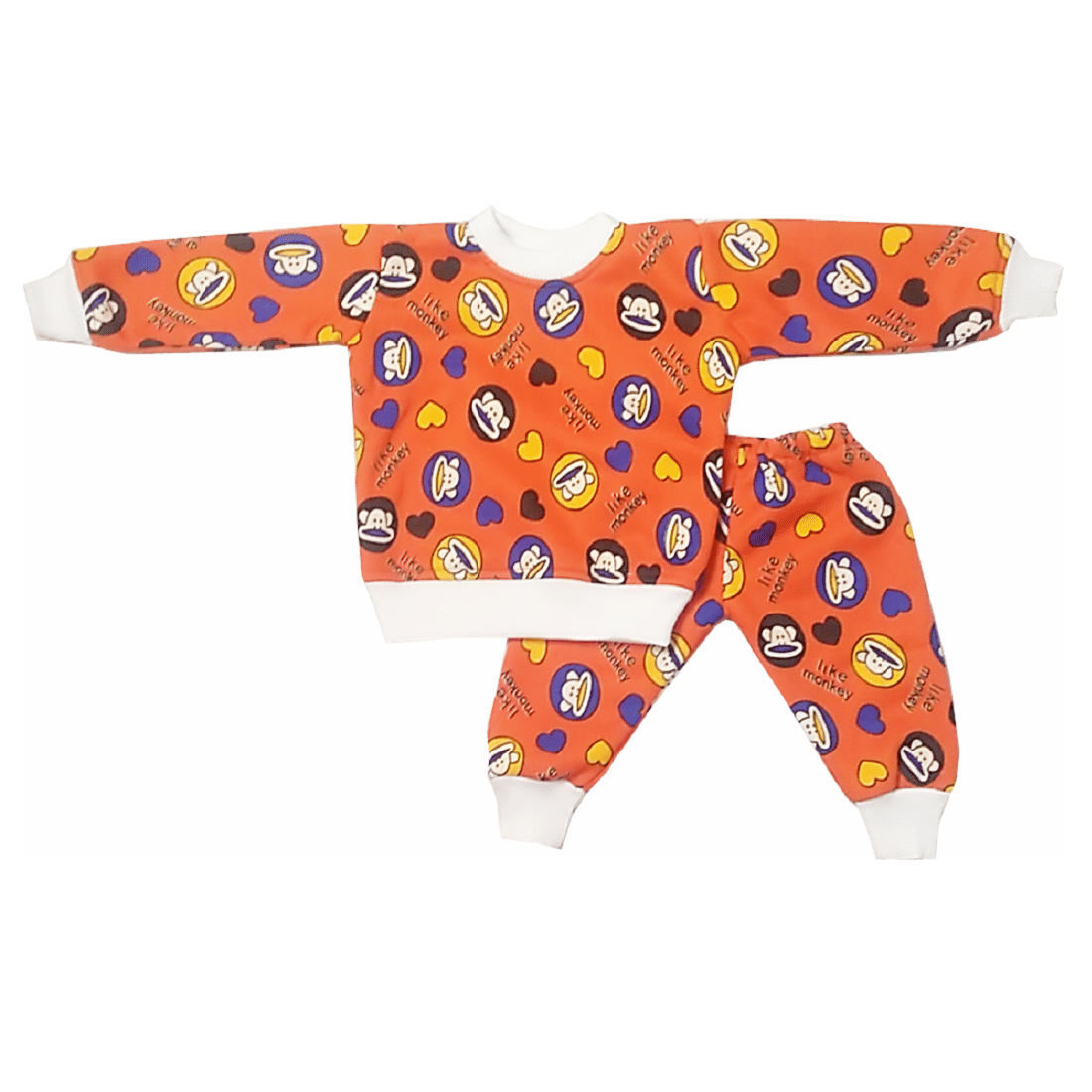     			harshvardhanmart.com Baby Boy,Baby Girl Fleece Dresses ( Orange )
