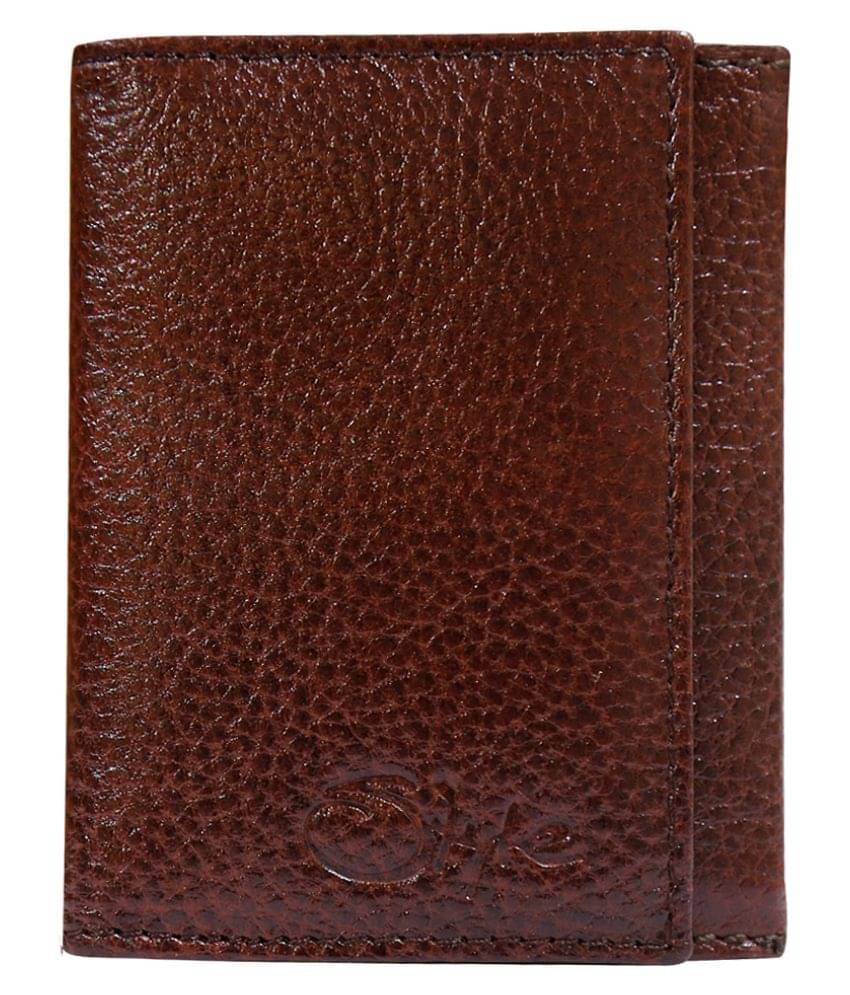    			STYLE SHOES Brown Money Clip