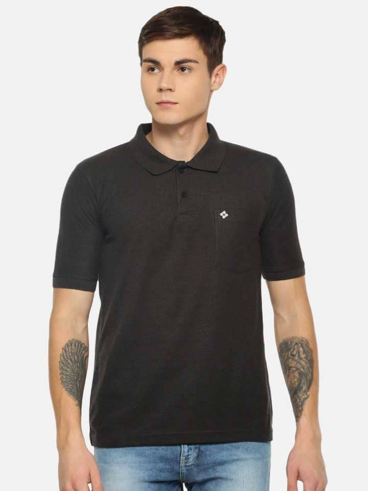 Dollar Cotton Blend Red Solids T-Shirt