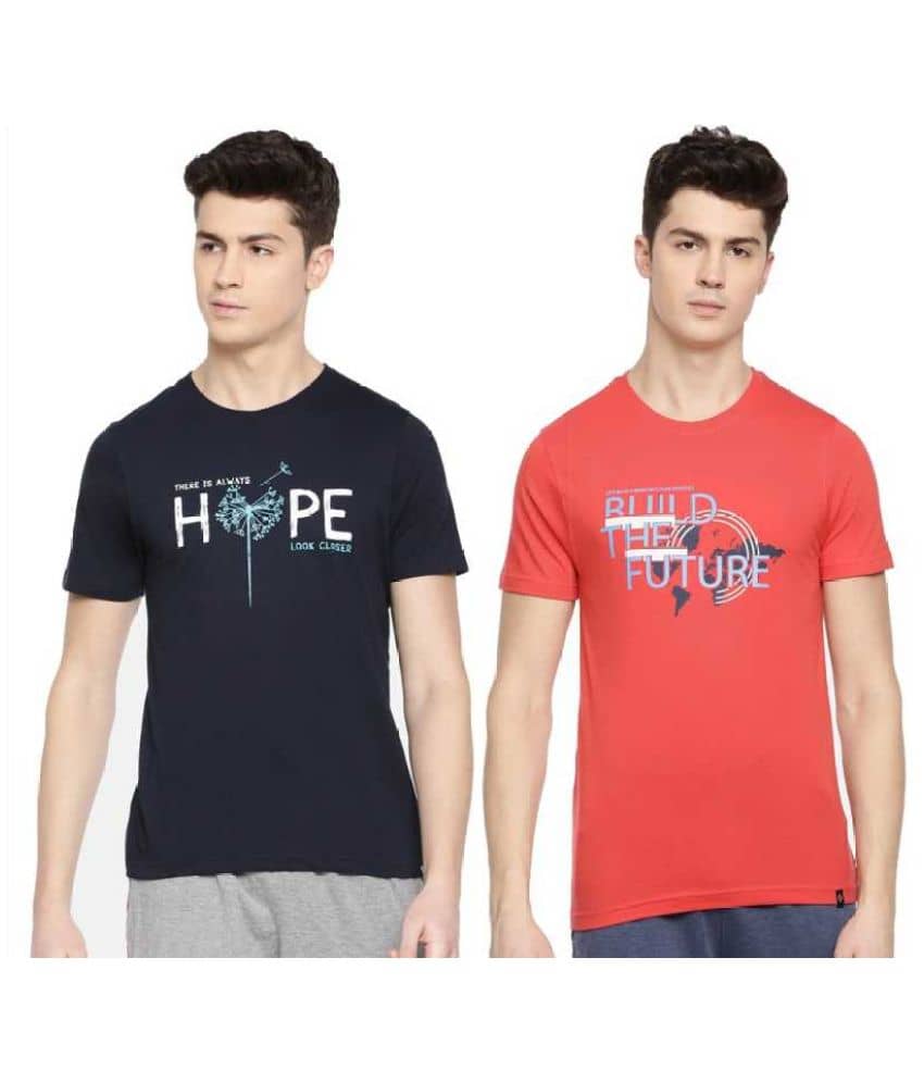 Dollar Cotton Blend Multicolor Printed T-Shirt