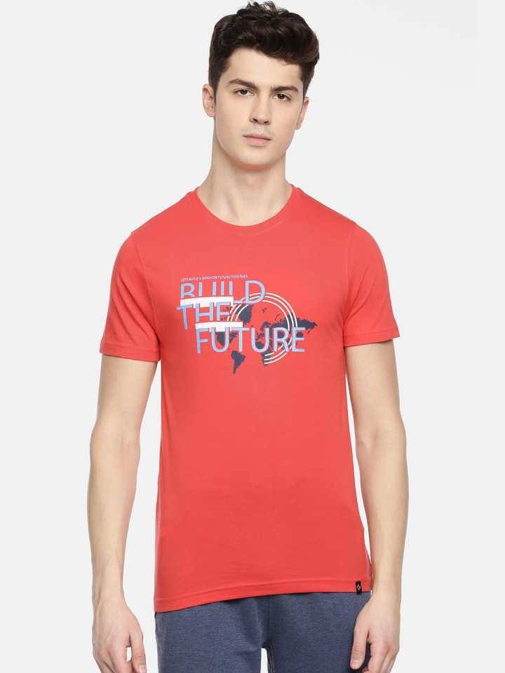     			Dollar - Red Cotton Blend Regular Fit Men's T-Shirt ( Pack of 1 )