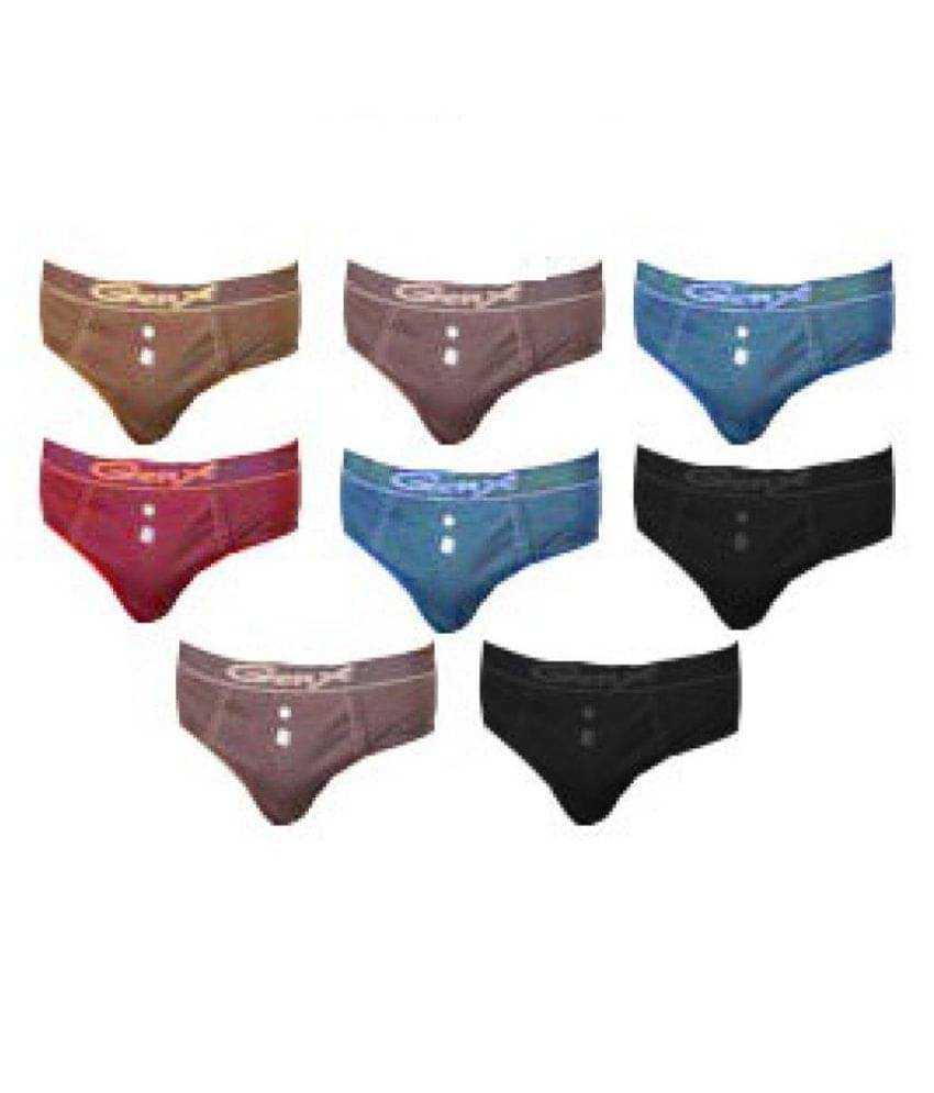     			Genx Multi Brief Pack of 8