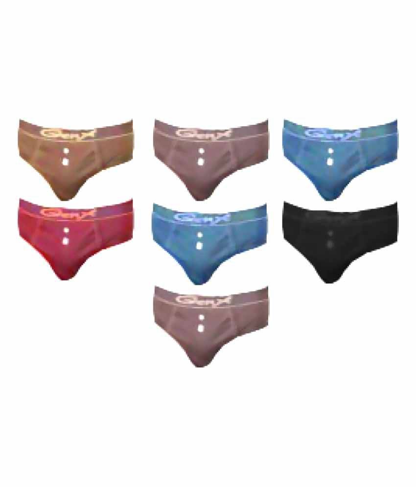     			Genx Multi Brief Pack of 7