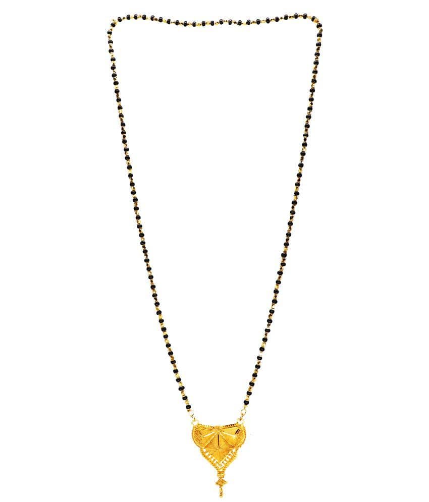 Shankhraj Mall Gold Plated Letest & Designer Mangalsutra For Women-100213