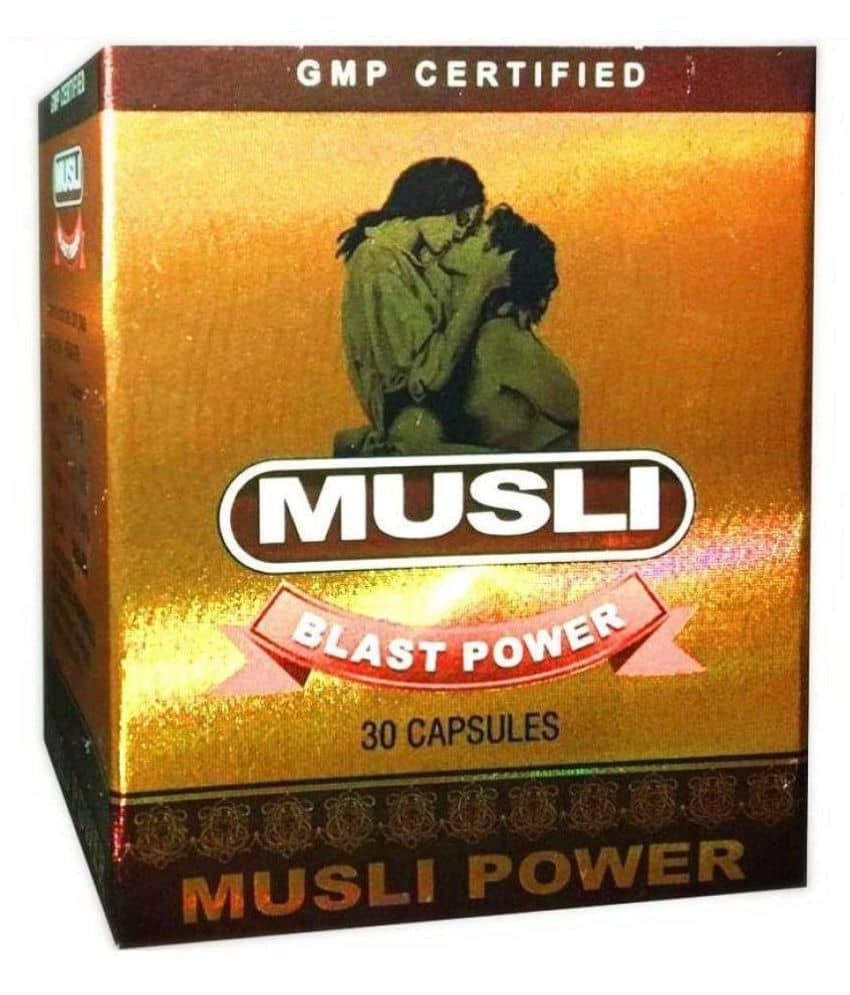 MUSLI BLAST POWER EXTRA SEX TIME CAPSULES-30 no.s