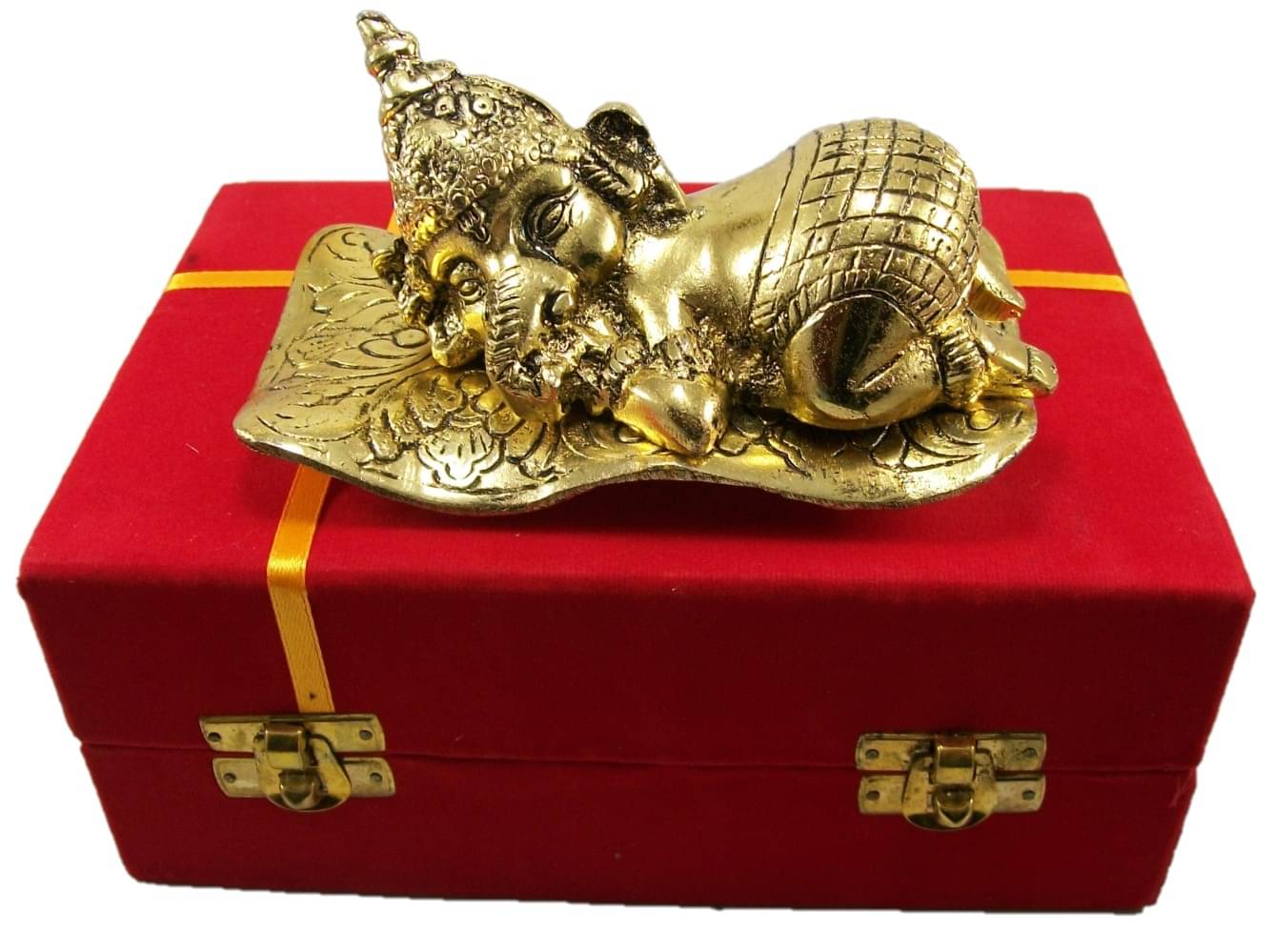 Neo Classic Aluminium Lord Ganesha Idol ( 6.5 cm ) Neo Classic Aluminium Lord Ganesha Idol ( 6.5 cm )