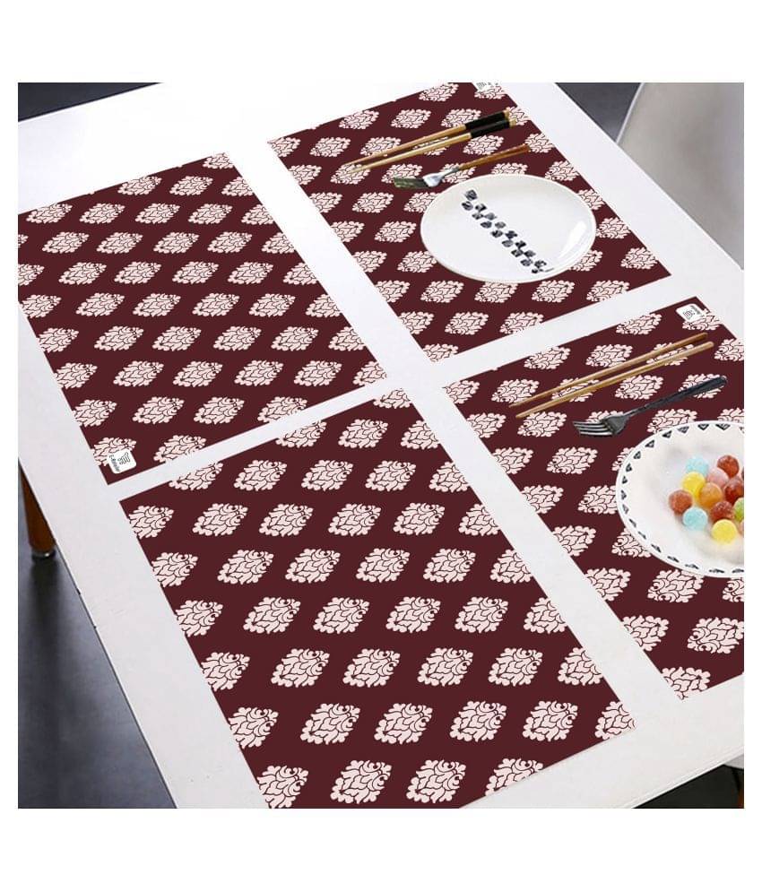 E-Retailer Set of 6 PVC Table Mats E-Retailer Set of 6 PVC Table Mats