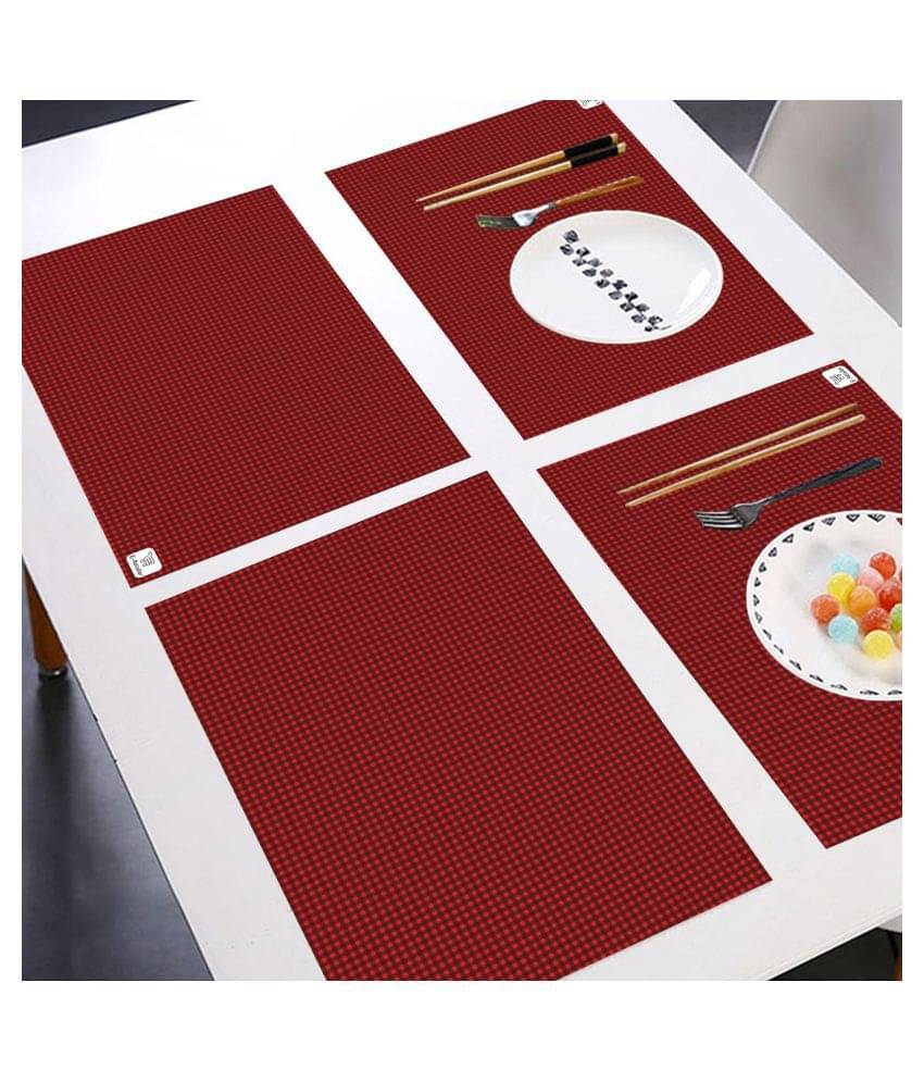 E-Retailer Set of 6 PVC Table Mats E-Retailer Set of 6 PVC Table Mats