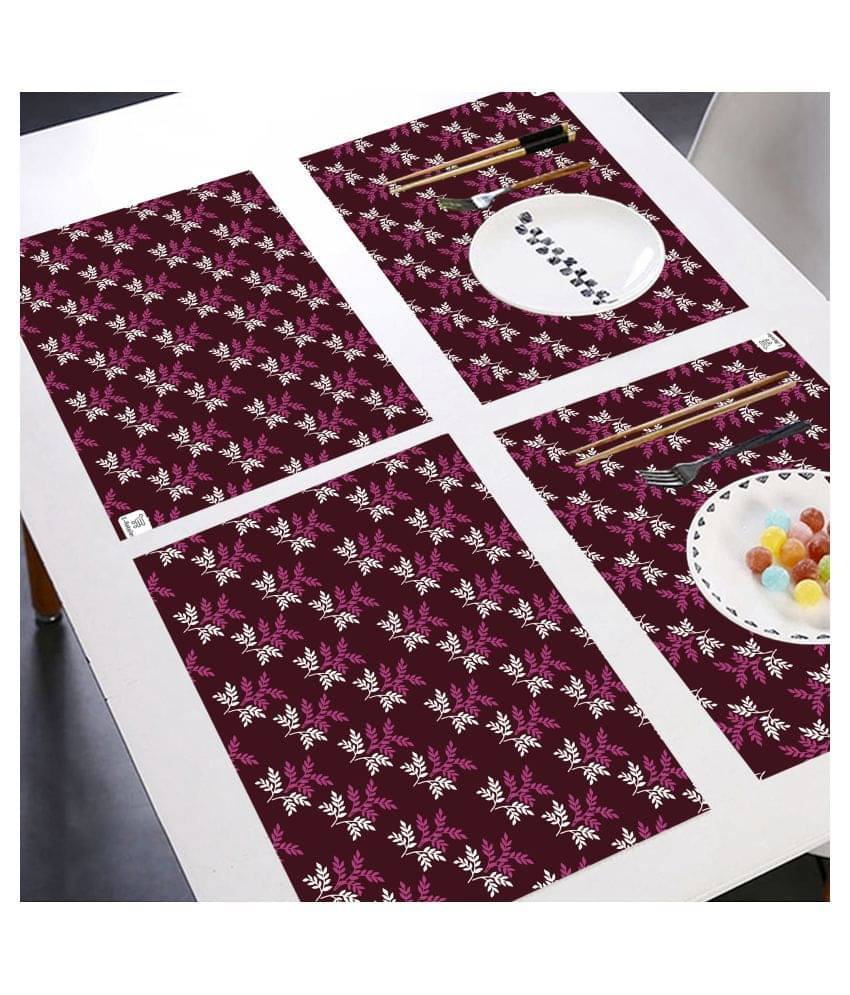     			E-Retailer Set of 6 PVC Table Mats