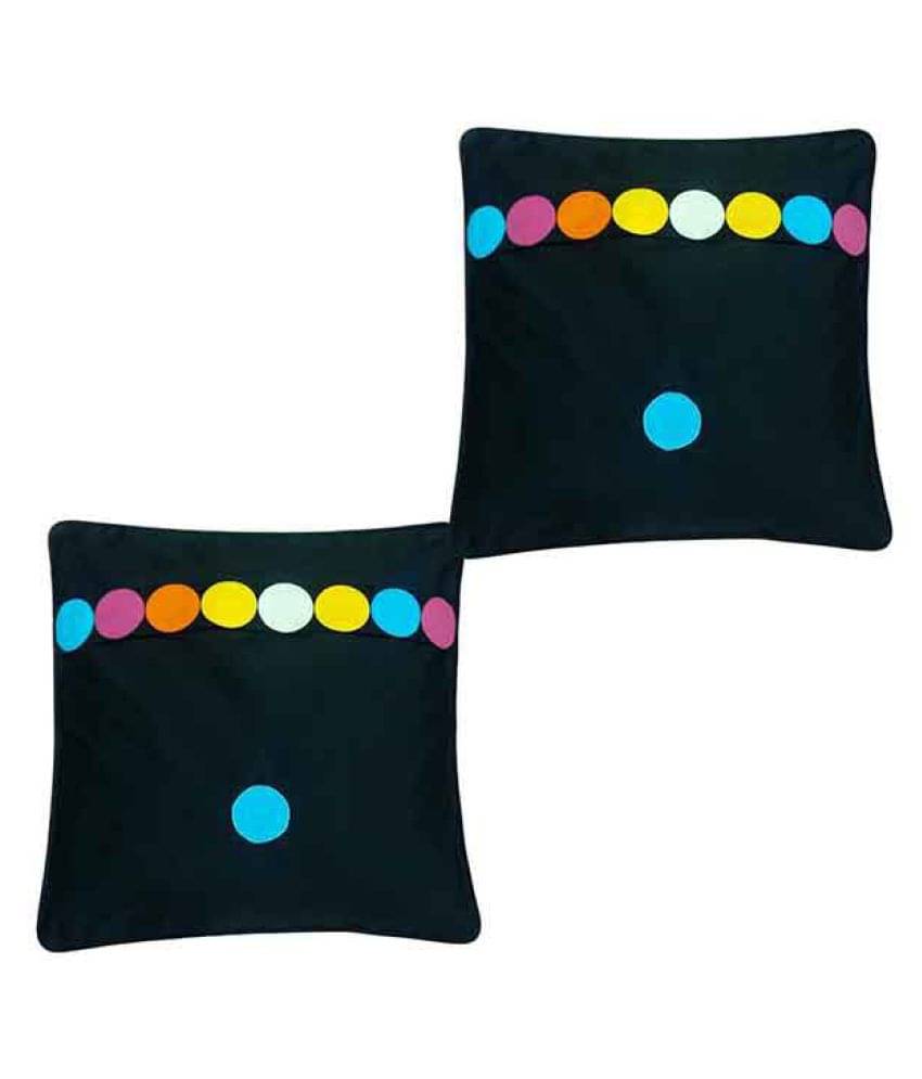     			Hugs'n'Rugs Cotton Cushion Covers Pack of 2 (40 x 40 cm )