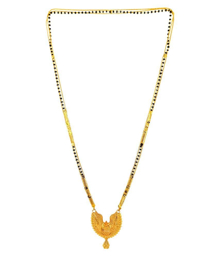 Shankhraj Mall Gold Plated Letest & Designer Mangalsutra For Women-100187
