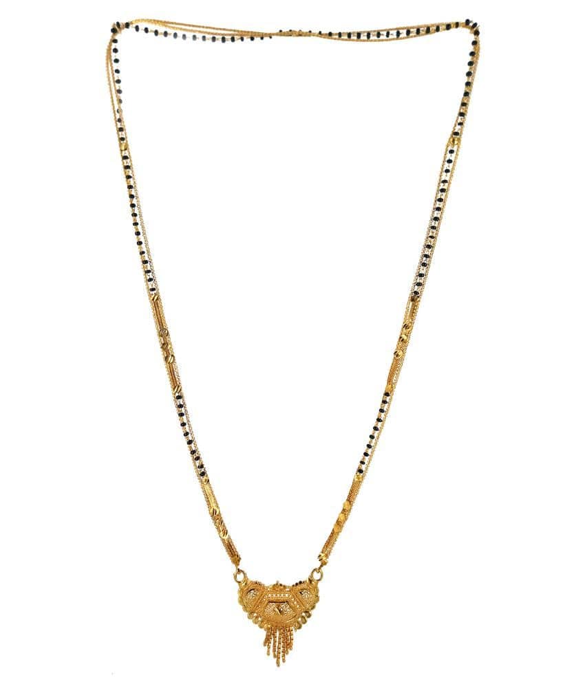 Shankhraj Mall Gold Plated Letest & Designer Mangalsutra For Women-100188