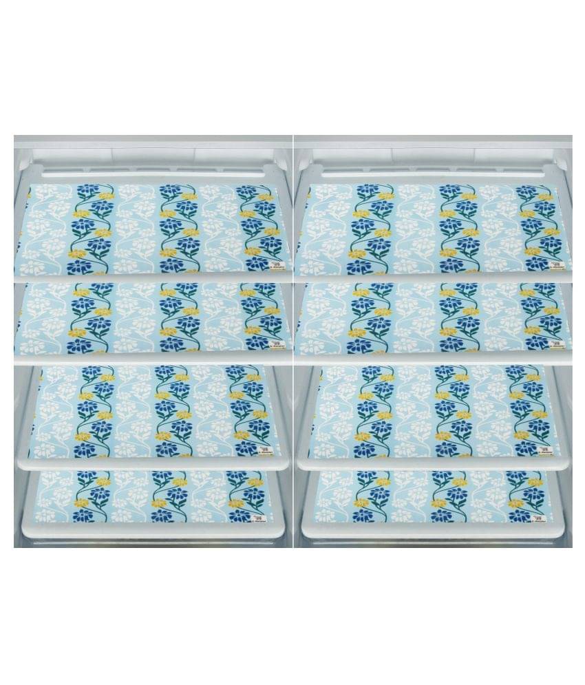E-Retailer Set of 8 PVC Multi Fridge Mats E-Retailer Set of 8 PVC Multi Fridge Mats