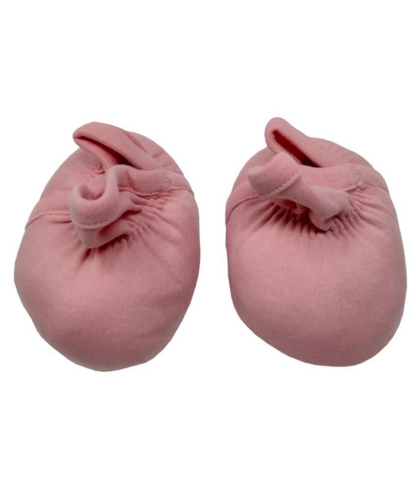 KaKaboos Pink Color Baby Booties for Kids(0-6 Month) - Casual Shoes | Buy online on ZillyBuy