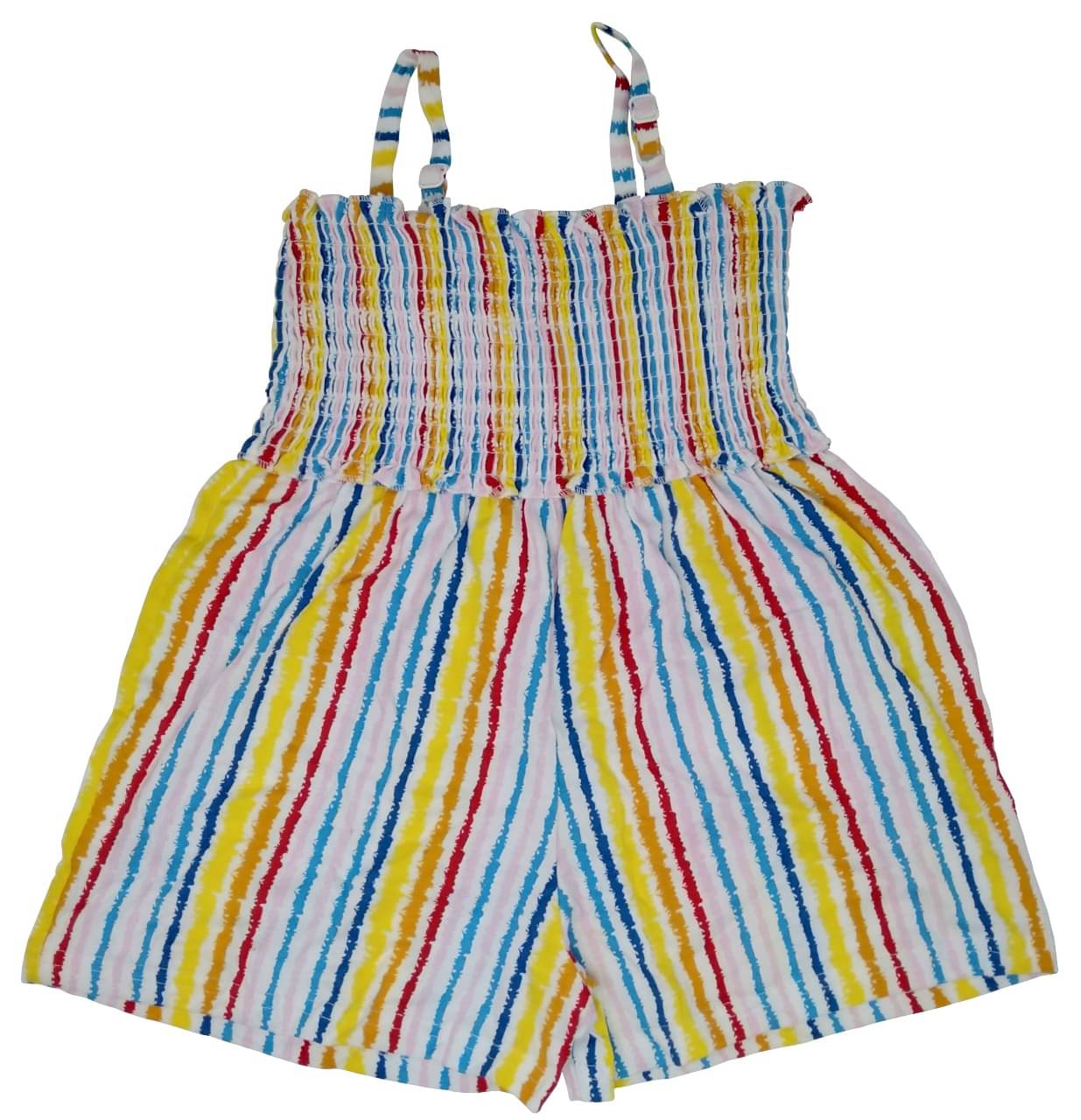     			KABOOS Girls Cotton Jumpsuit ( Multi )