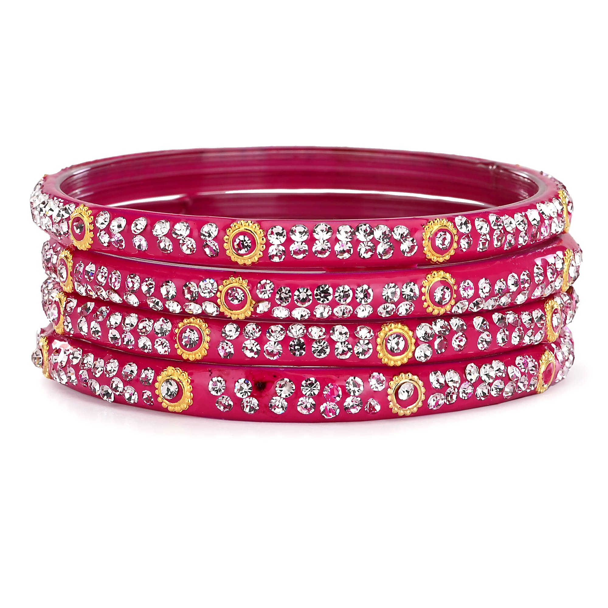 Designer Bridal Glass Bangle/ Kada Set For Party, Marriage, And Function, Ornamented, Colorful Designer Bridal Glass Bangle/ Kada Set For Party, Marriage, And Function, Ornamented, Colorful