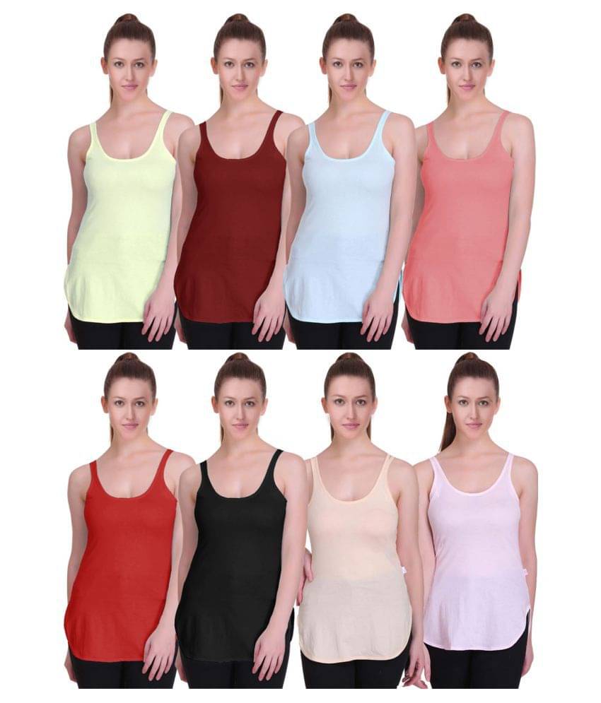    			Dixcy Cotton Camisoles - Multi Color