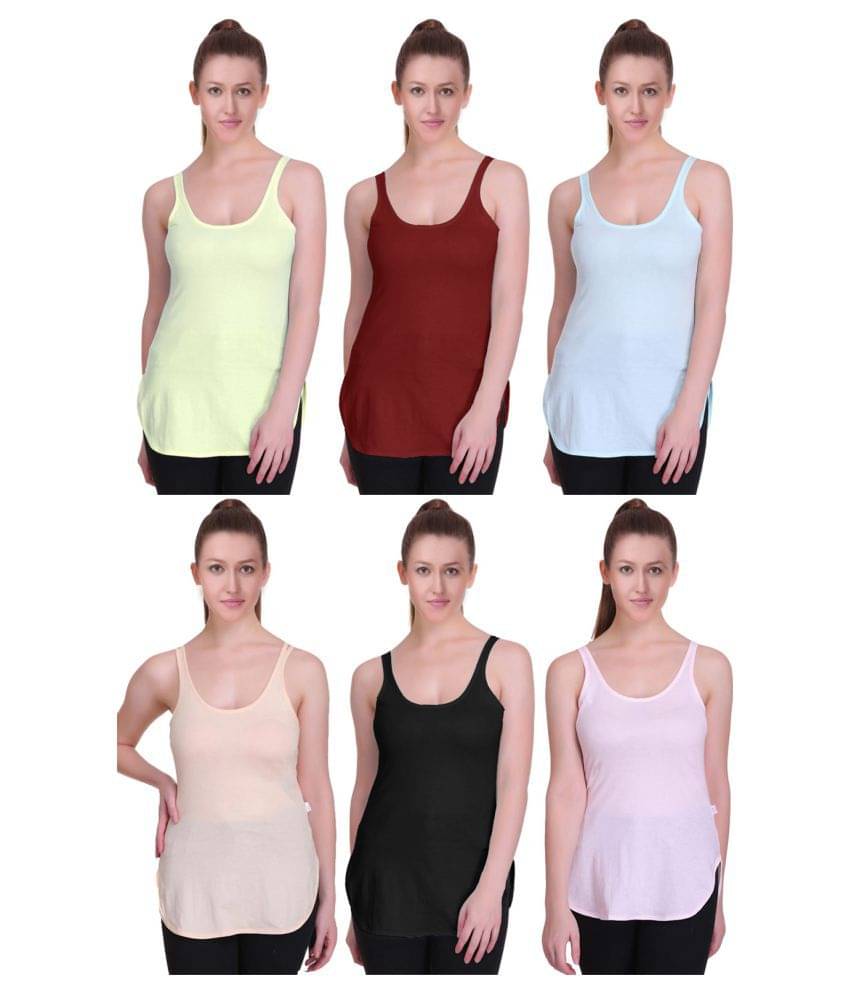 Dixcy Cotton Camisoles - Multi Color Dixcy Cotton Camisoles - Multi Color