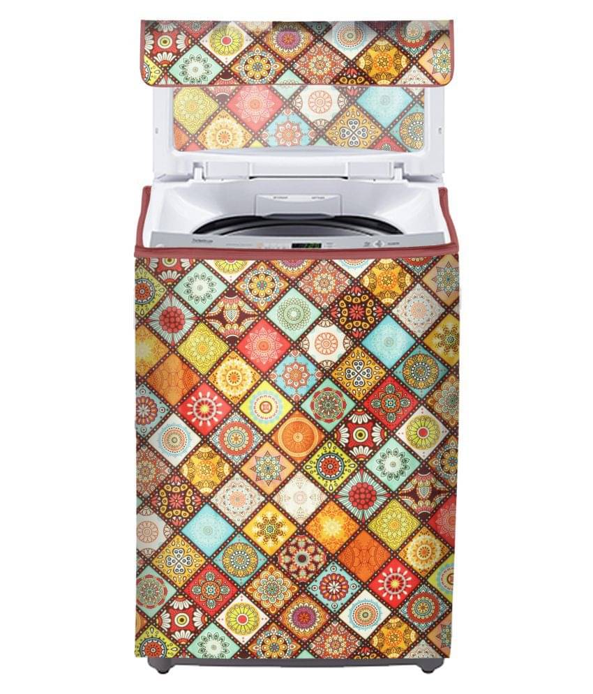 E-Retailer Single Polyester Multi Washing Machine Cover for Universal 7 kg Top Load E-Retailer Single Polyester Multi Washing Machine Cover for Universal 7 kg Top Load