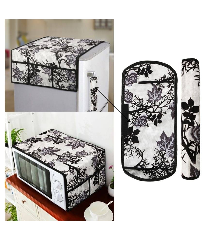 E-Retailer - Multicolor Polyester Fridge Top Cover (Pack of 2) E-Retailer - Multicolor Polyester Fridge Top Cover (Pack of 2)