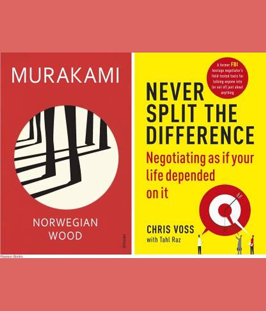 Norwegian Wood & Never Split The Difference (Paperback, Haruki Murakami, Chriss Voss) - Stationery | Buy online on ZillyBuy