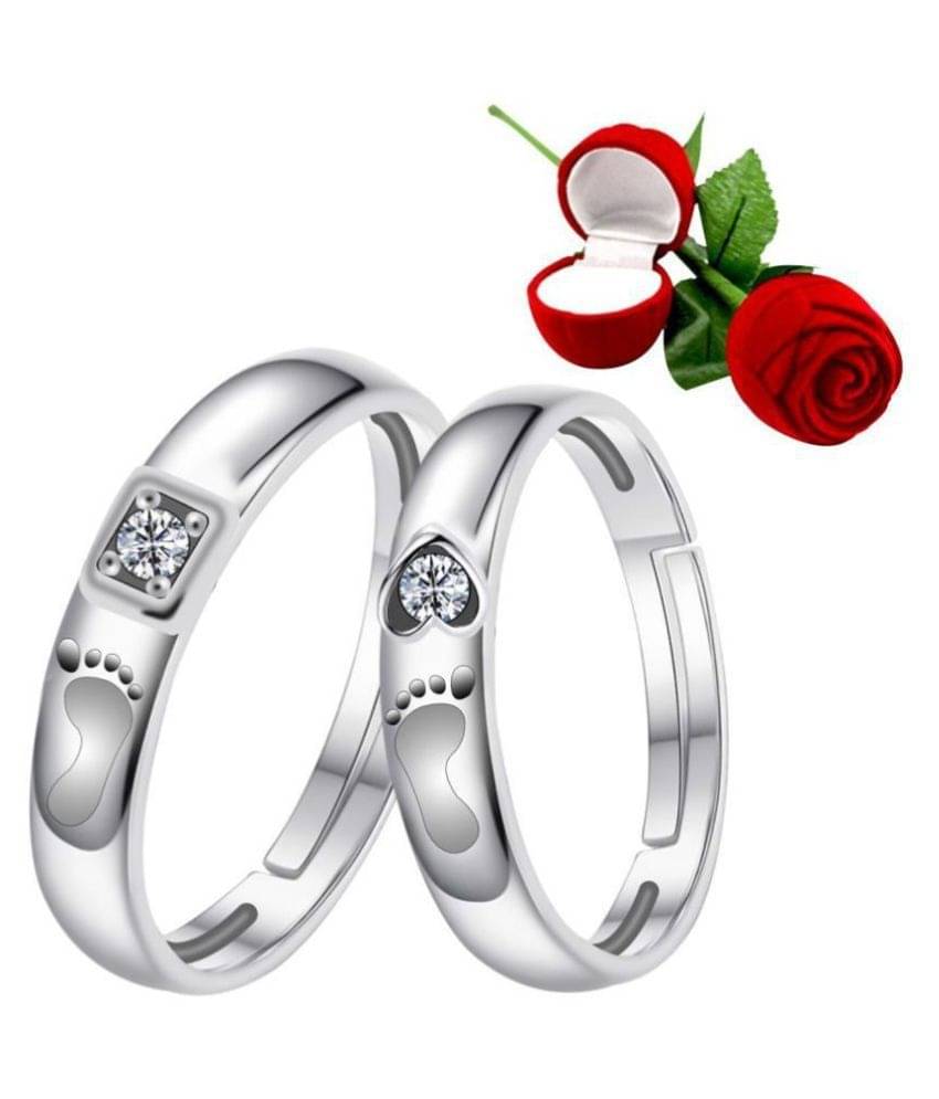 Silver Shine - Silver Rings Combo (Pack of 2) Silver Shine - Silver Rings Combo (Pack of 2)