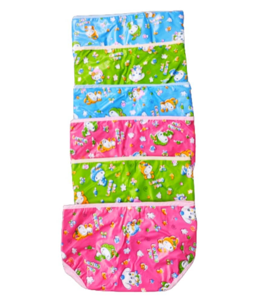 Aurapuro Baby new born washable reusable hosiery cotton cloth langot nappy double layer diaper/ langot 0-6 month (multicolour) pack of 6