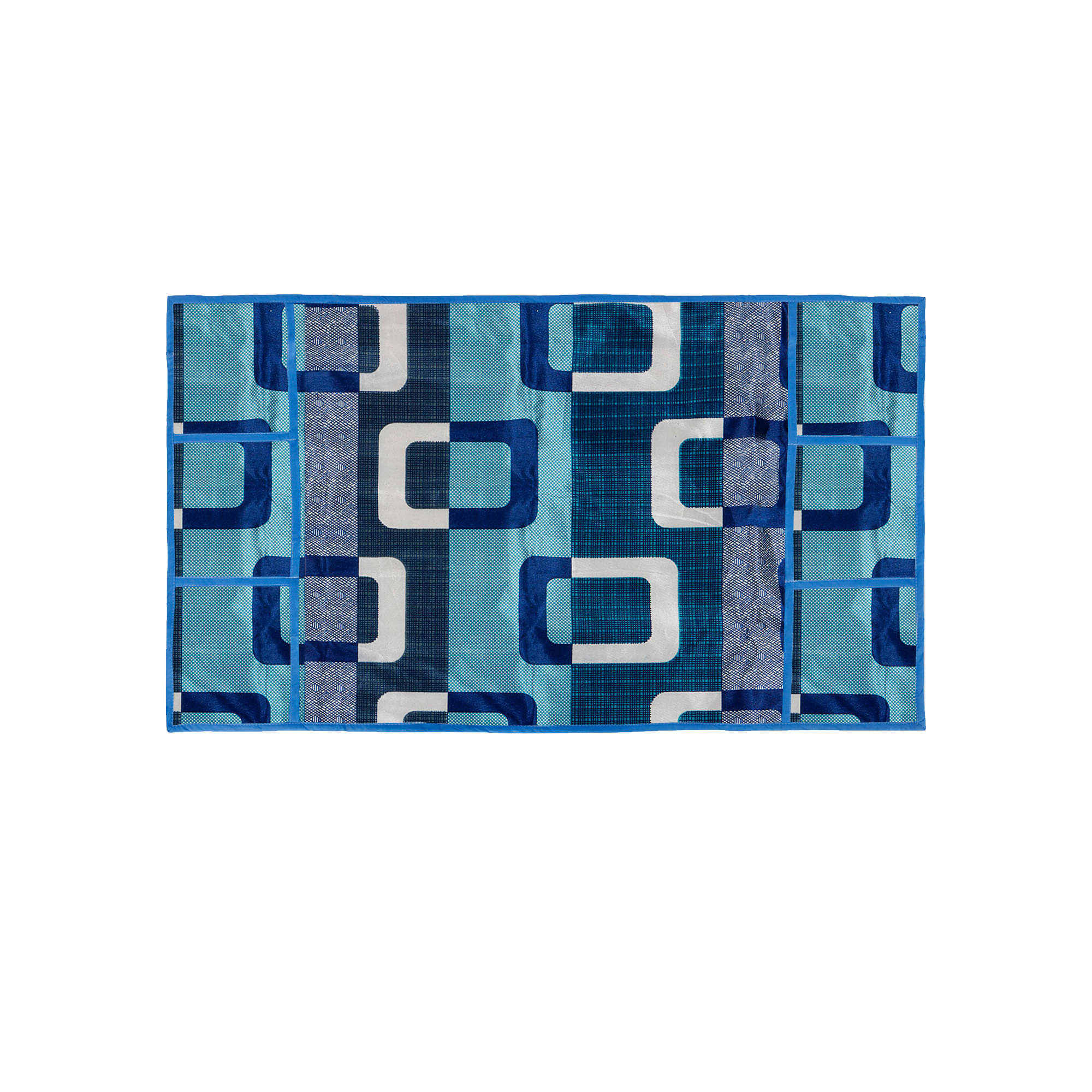     			E-Retailer Set of 2 Polyester Blue Fridge Top Cover