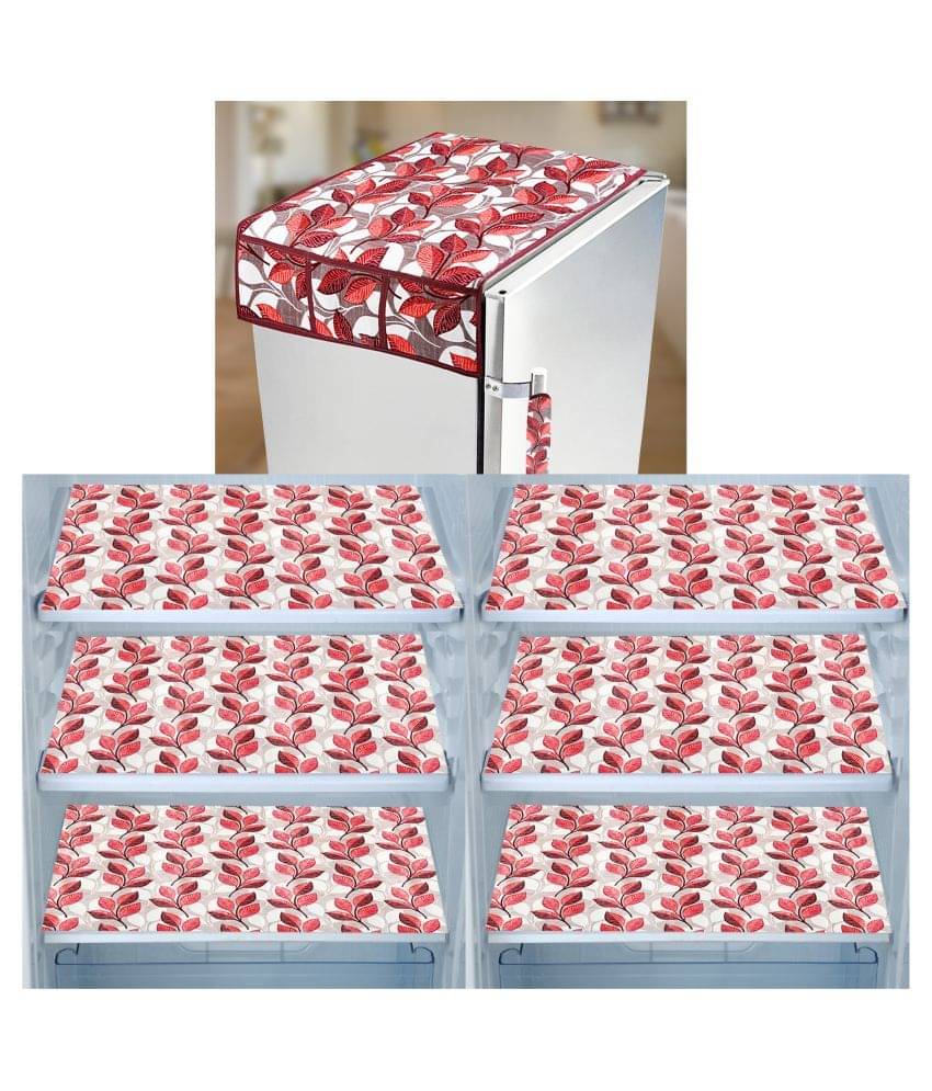 E-Retailer Set of 7 PVC Pink Fridge Handle Cover E-Retailer Set of 7 PVC Pink Fridge Handle Cover